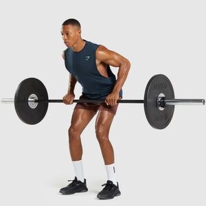 Gymshark Men's Black Open Arm Tank